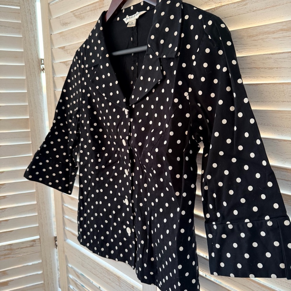 Pendleton | Polka Dot Button Down Jacket Blazer - image 2